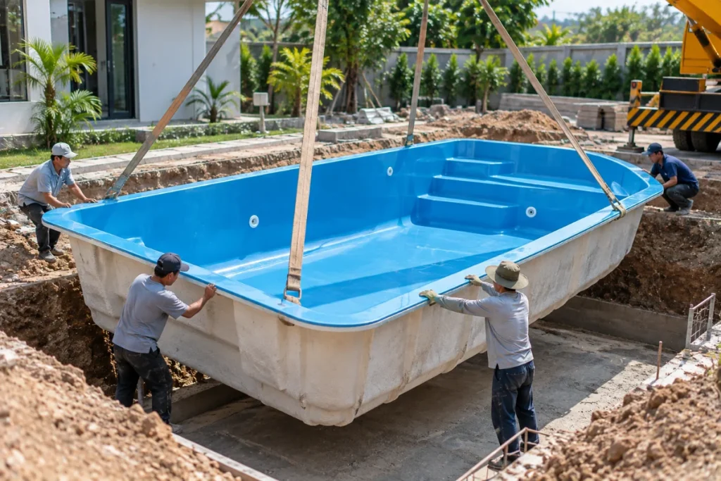 Hồ bê tông và composite